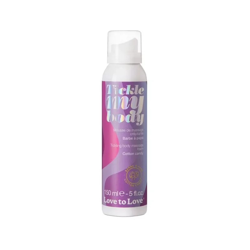 TICKLE MY BODY - MASSAGE FOAM - COTTON CANDY 150ML / 5FL.OZ.