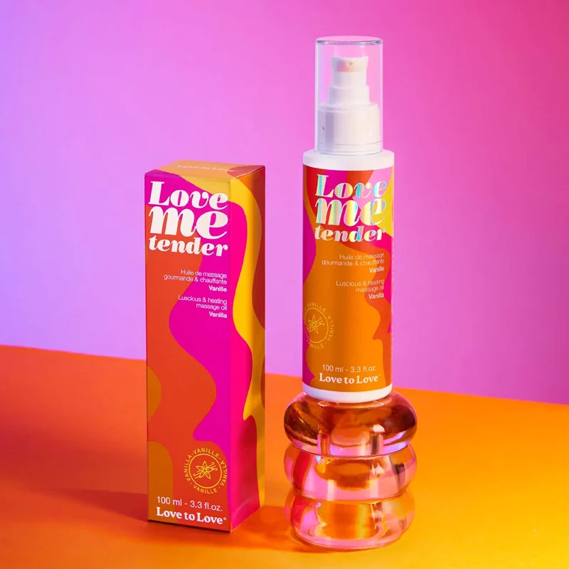 LOVE ME TENDER - MASSAGE OIL - VANILLA 100ML / 3.3FL.OZ. – Image 2
