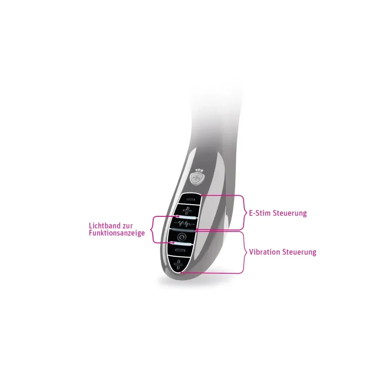 Mystim Tickling Truman eStim Vibrator, Black Edition - Image 6