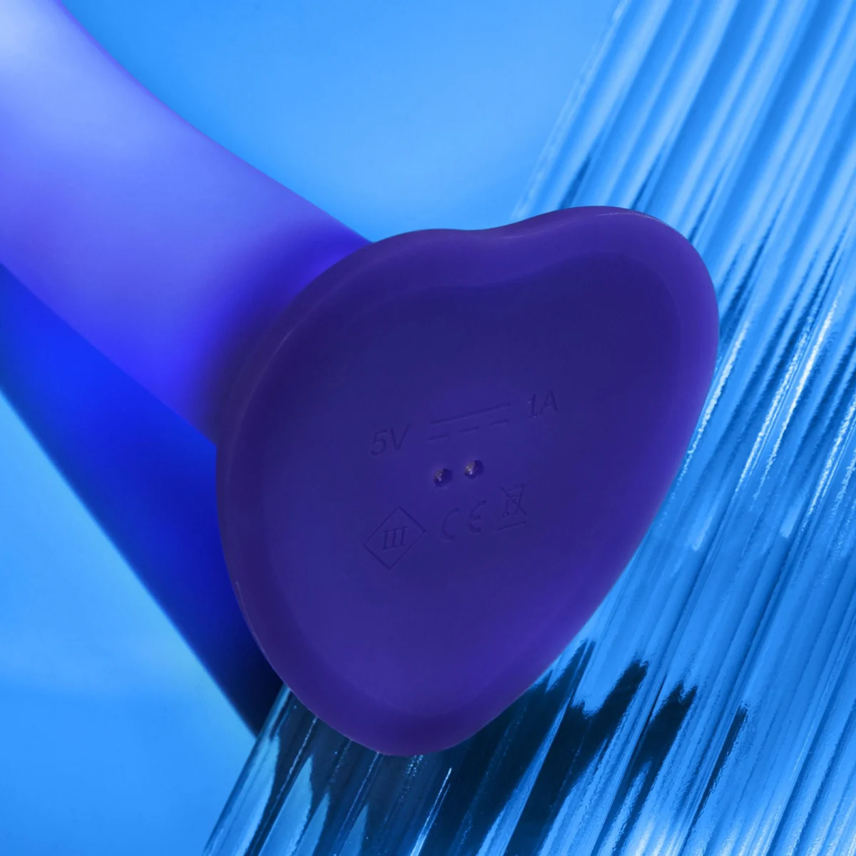 GLOW-LED DILDO PURPLE - M – Image 7