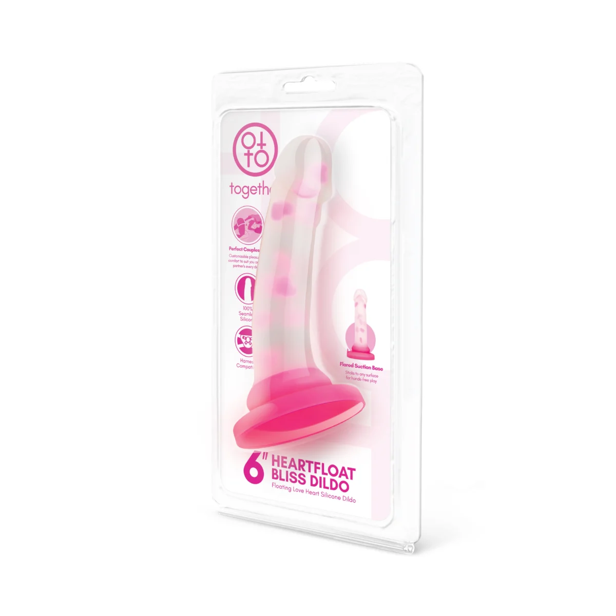 TOGETHER 6" HEARTFLOAT BLISS DILDO – Image 2