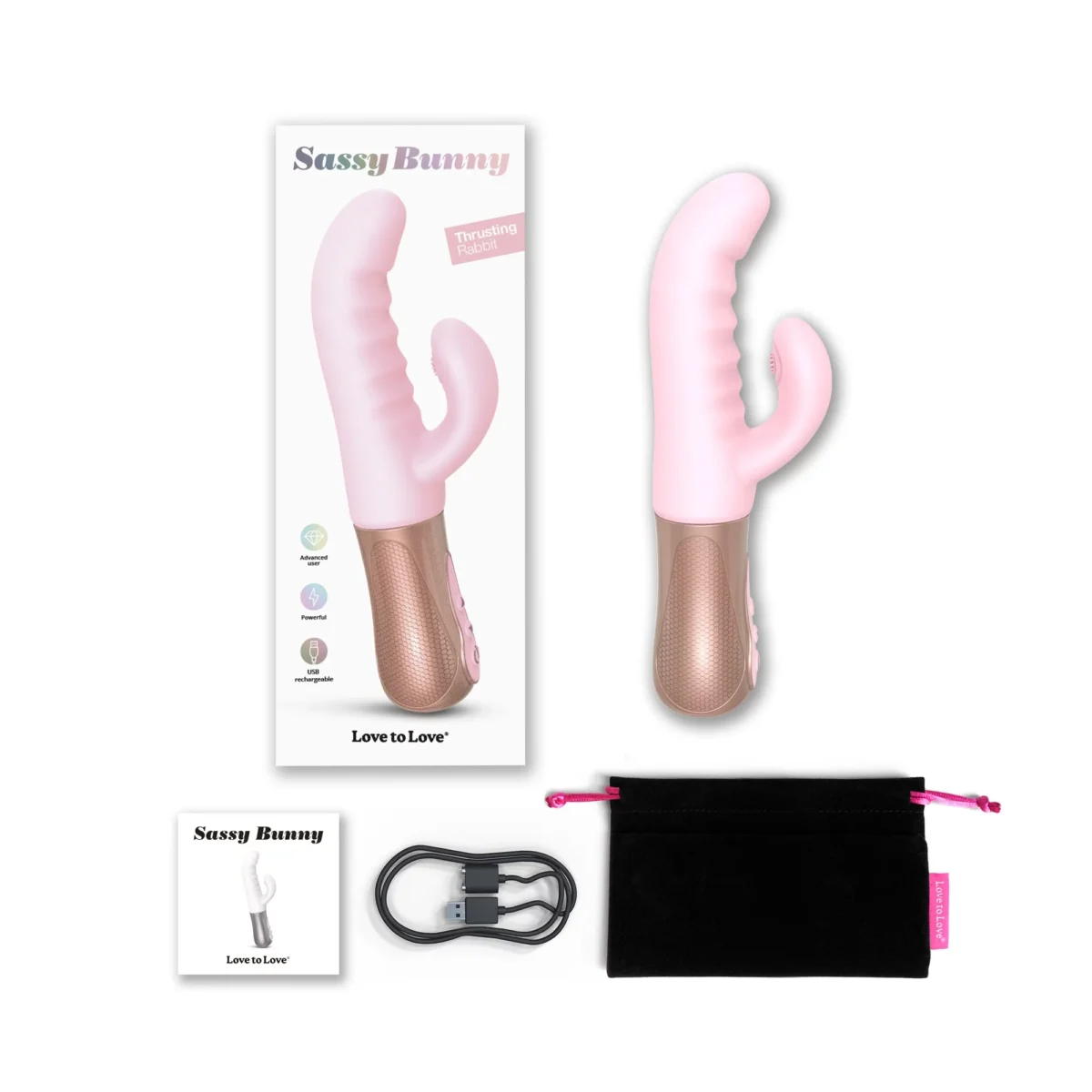 SASSY BUNNY - BABY PINK – Image 2