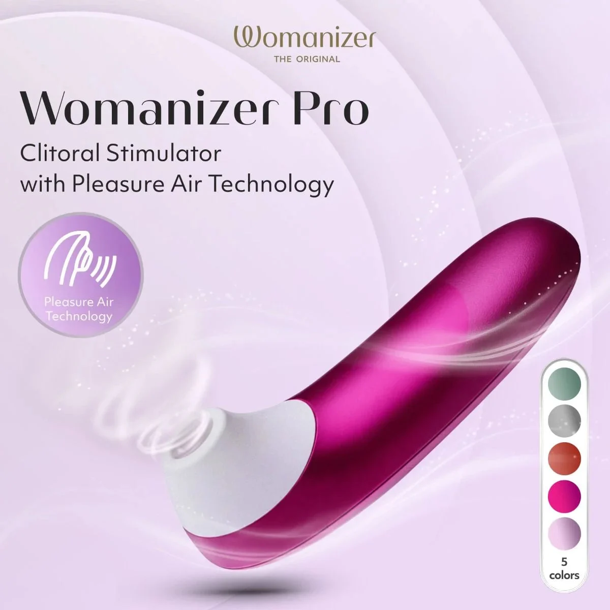 Womanizer Pro - Vibrant Pink - Image 3