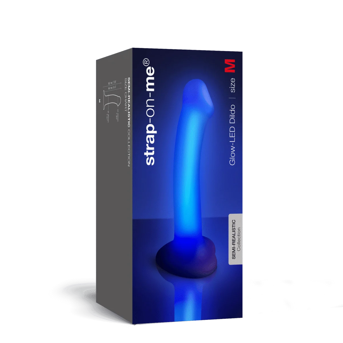 GLOW-LED DILDO PURPLE - M – Image 2