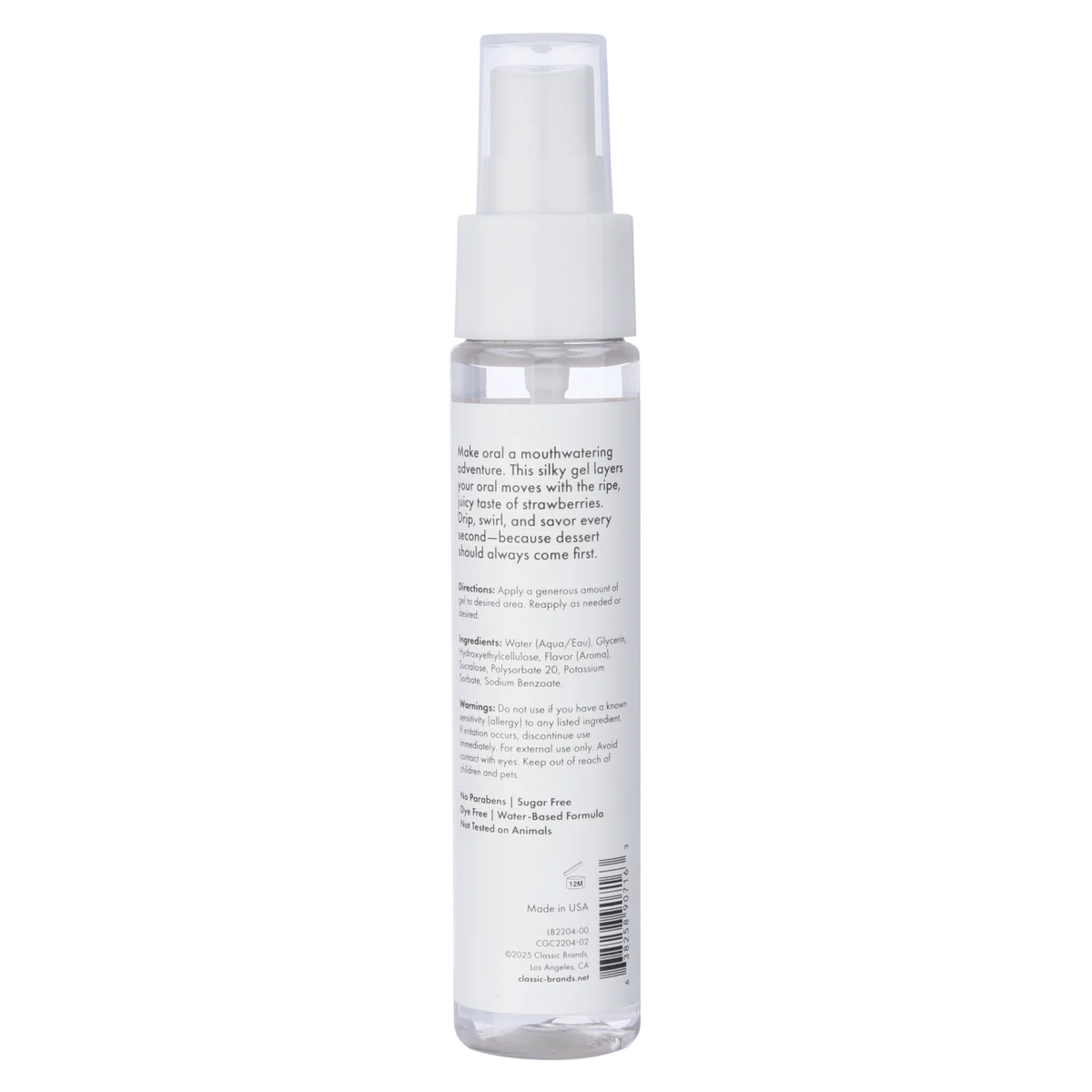 BLOW ME ORAL SEX GEL - STRAWBERRY - 2 floz | 30 mL - Image 2