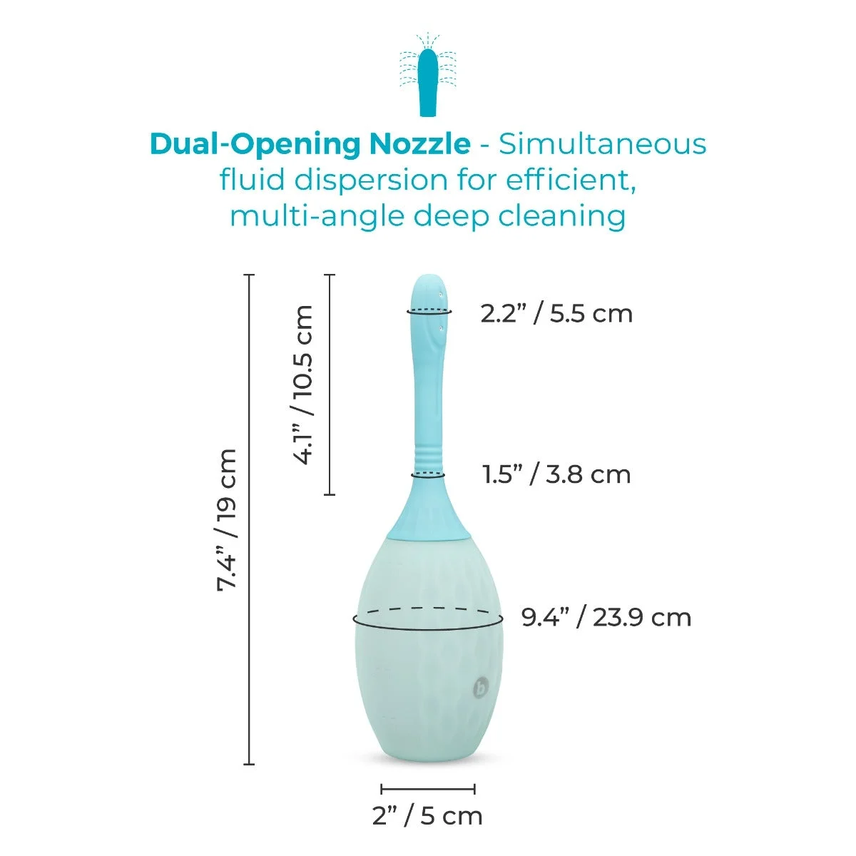 B-VIBE SILICONE FLEXFLOW DOUCHE – Image 8