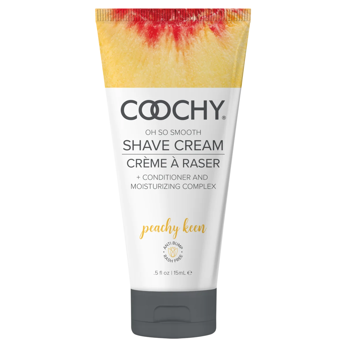 Coochy Shave Cream - PEACHY KEEN tube 0.5 fl oz | 15mL