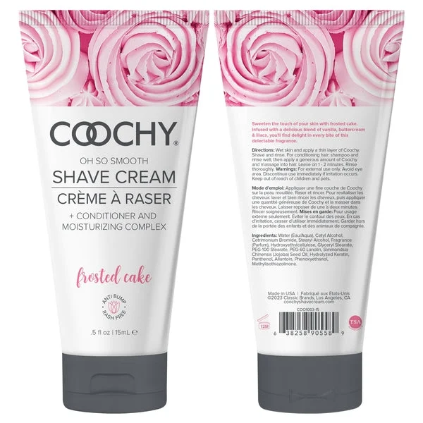 Coochy Shave Cream - FROSTED CAKE tube 0.5oz / 15ml – Image 3