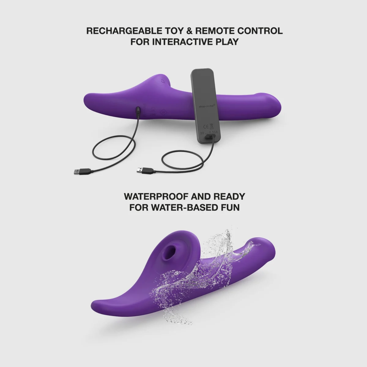 MULTI ORGASM DILDO - M - PURPLE - Image 4
