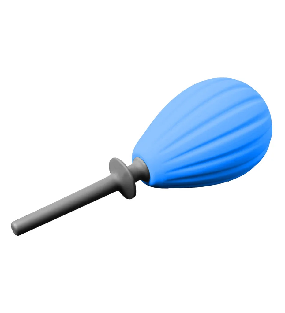 Aneros Prelude Enema Bulb - Blue - Image 3
