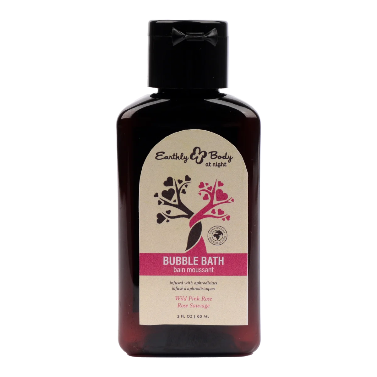 Hemp Seed at Night Bubble Bath Aphrodisiac Collection Wild Pink Rose 2oz / 60ml
