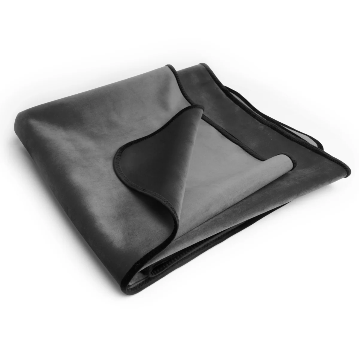 Fascinator Lush Throw King Size Grey Mircovelvet - Image 5