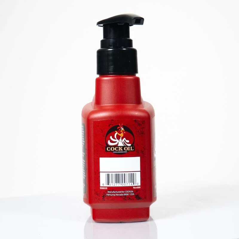 Cock Oil Water-Based Lubricant – Plastic Bottle with Pump Top 10 oz – Image 4