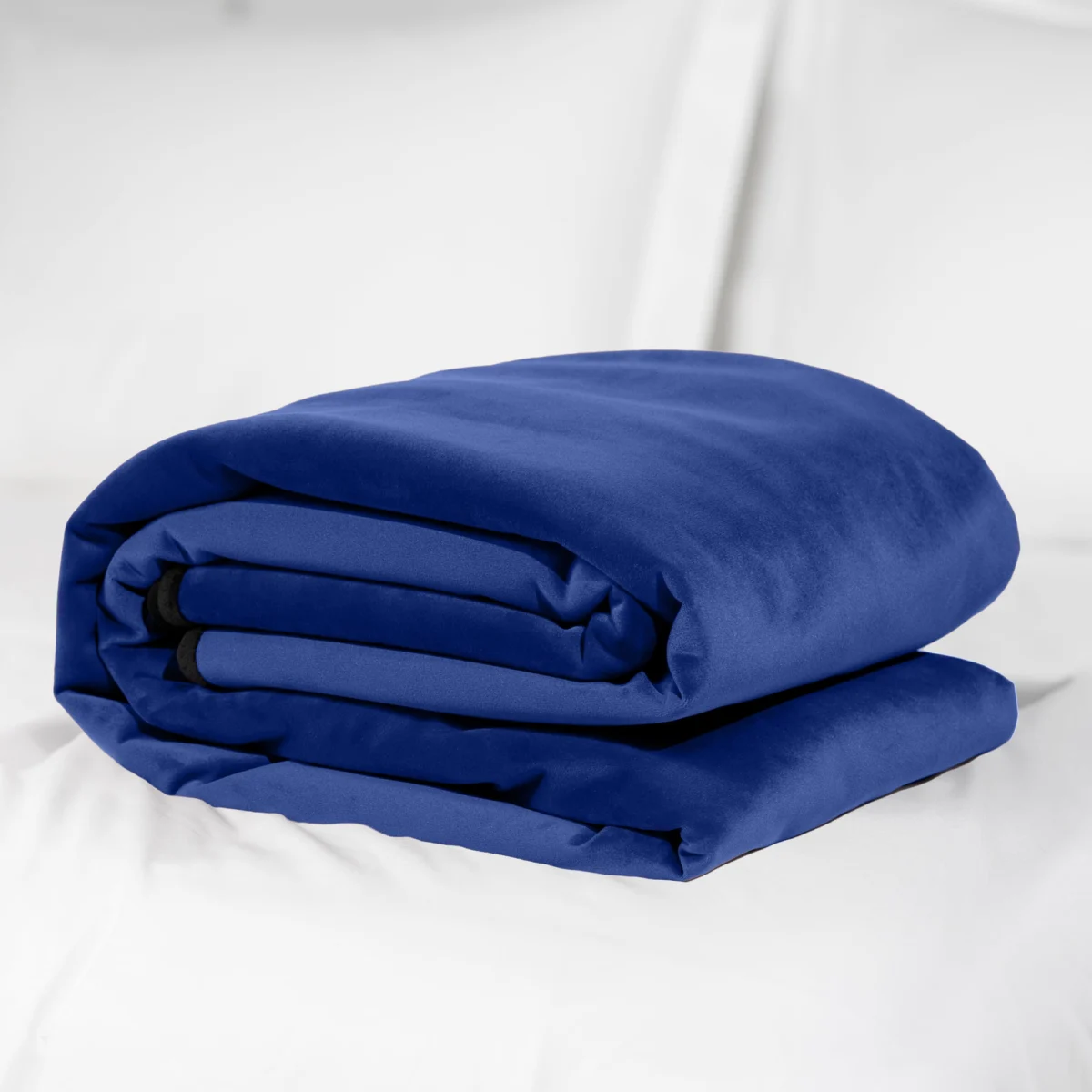 Fascinator Throw Royal Blue Velvish - Travel Size – Image 5