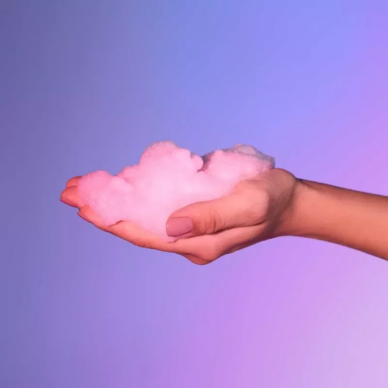 TICKLE MY BODY - MASSAGE FOAM - COTTON CANDY 150ML / 5FL.OZ. - Image 4