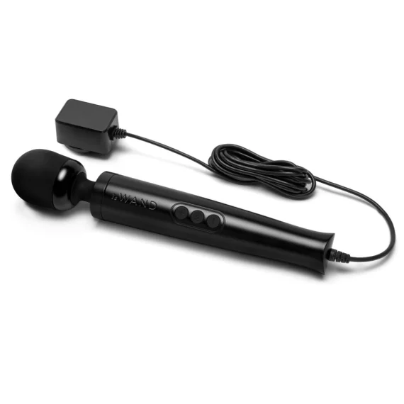 Die Cast Plug-In Vibrating Massager - Black – Image 3