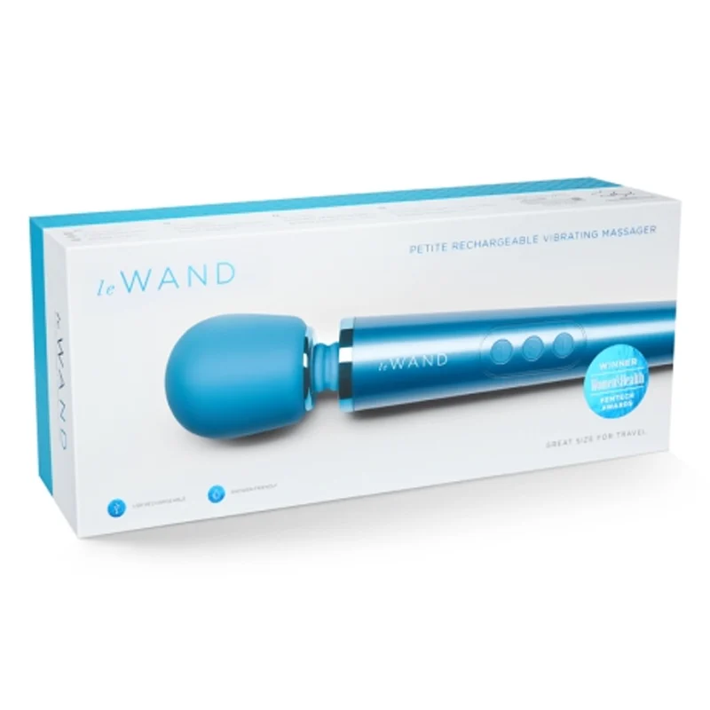 Petite Rechargeable Massager - Blue – Image 2