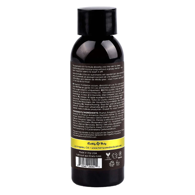 Hemp Seed Massage Oil 2oz/60ml in Beach Daze – Image 3