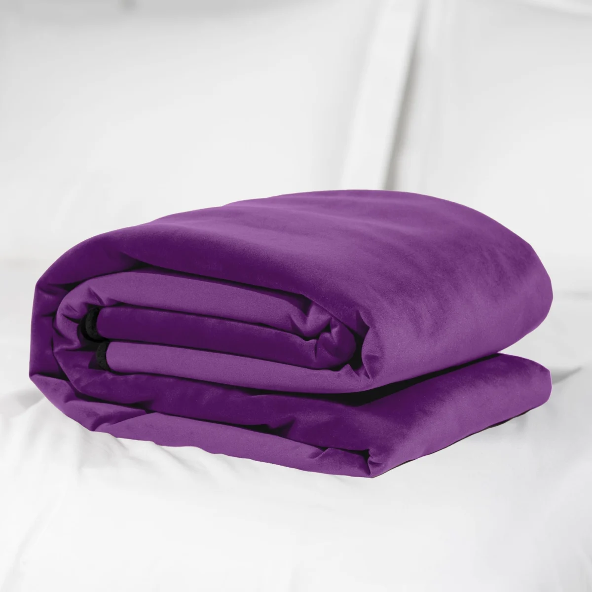 Fascinator Throw Aubrergine Microvelvet - Regular Size - Image 2