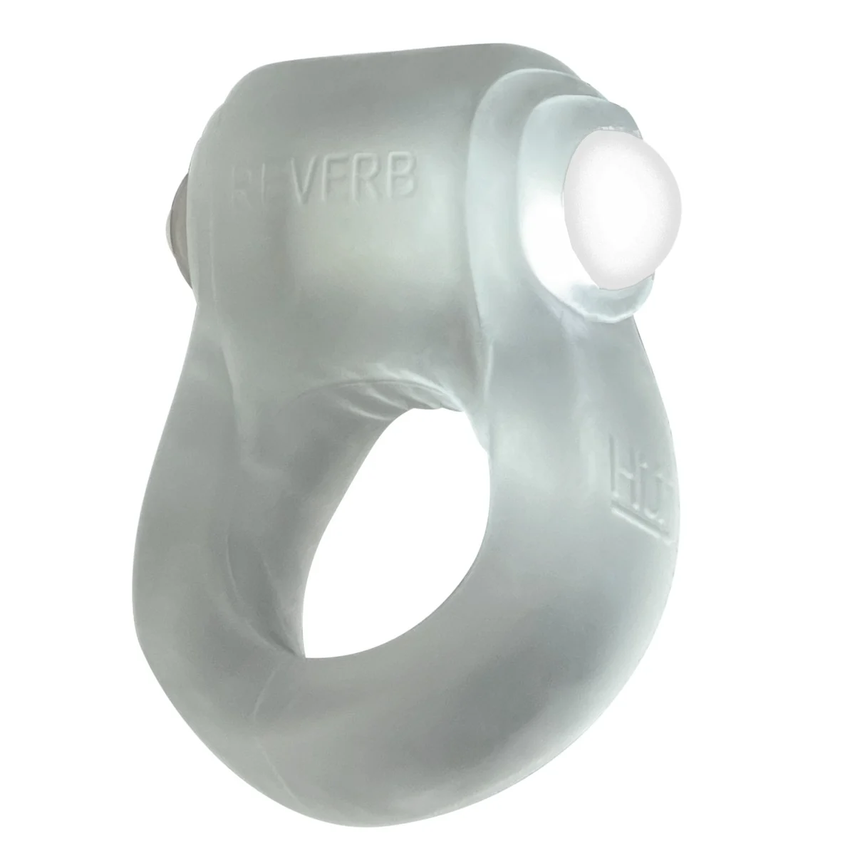 GLOWDICK, cockring with LED, CLEAR ICE - Image 5