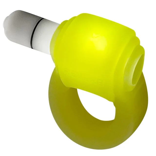 GLOWDICK, cockring with LED, YELLOW ICE - Image 5