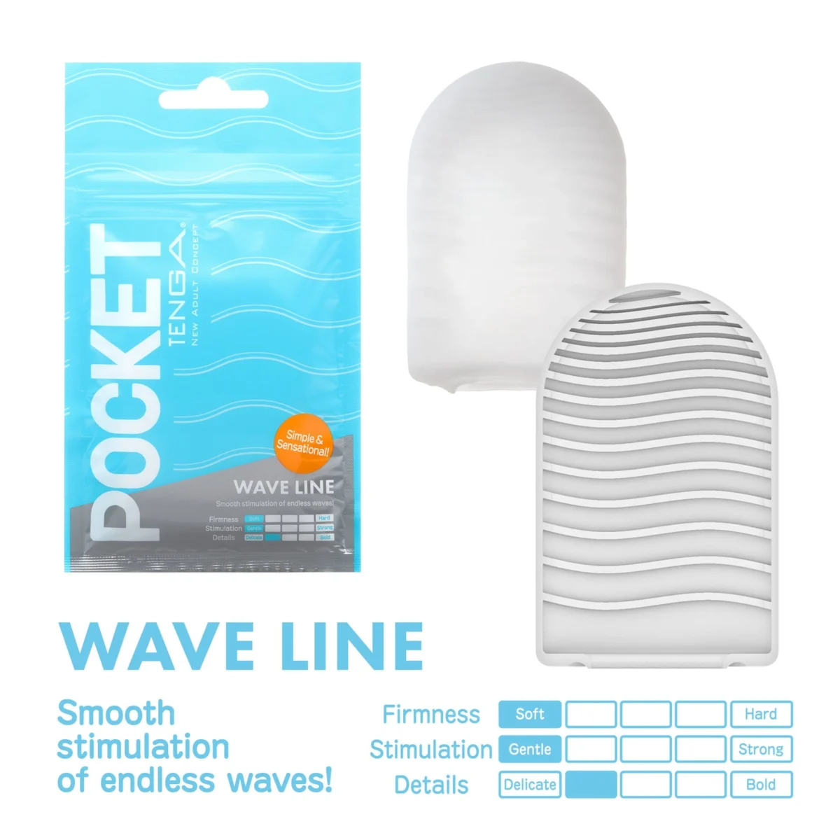 POCKET TENGA WAVY LINE - Image 2