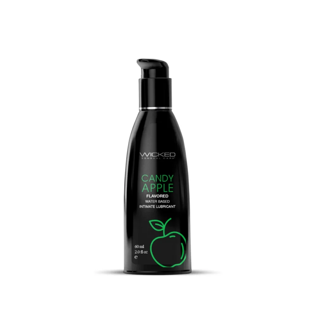 Aqua Flavored Lube 2oz/60ml in Candy Apple