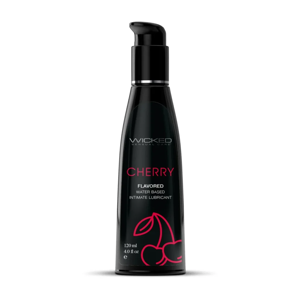 Aqua Flavored Lube 4oz/120ml in Cherry