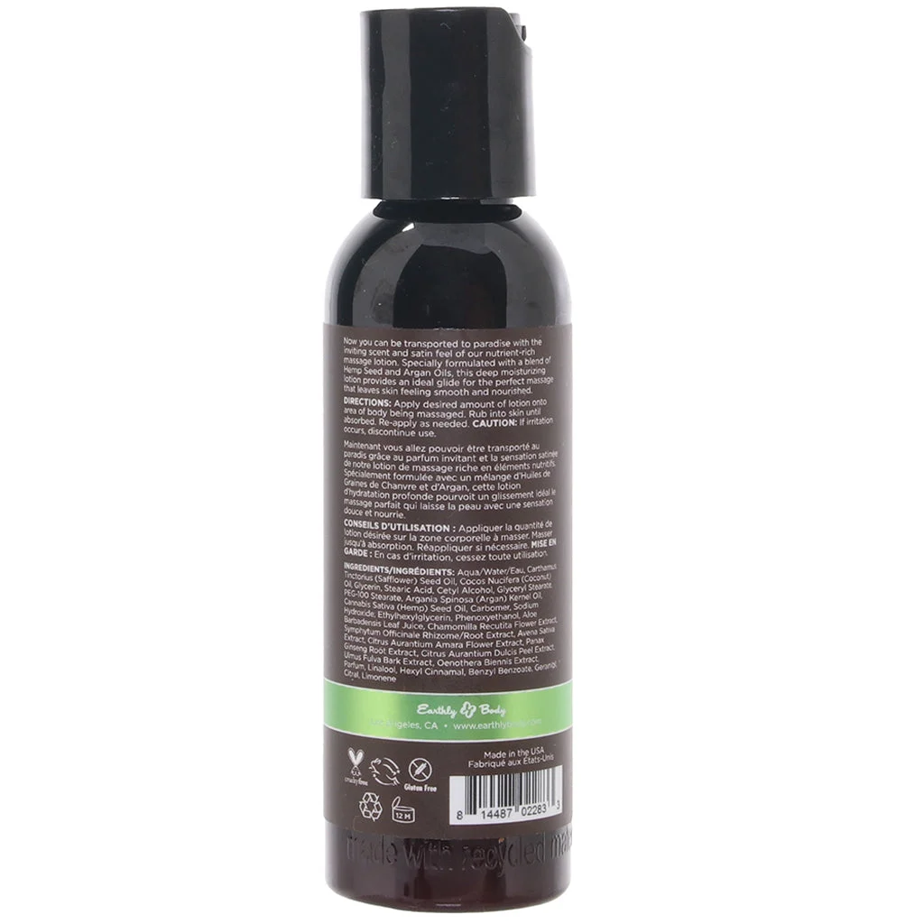 Hemp Seed Massage Lotion 2oz/60ml in Naked in the Woods - Image 6