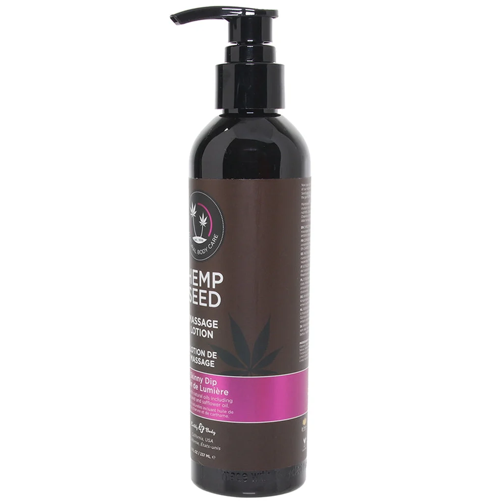 Hemp Seed Massage Lotion 8oz/237ml in Skinny Dip – Image 3