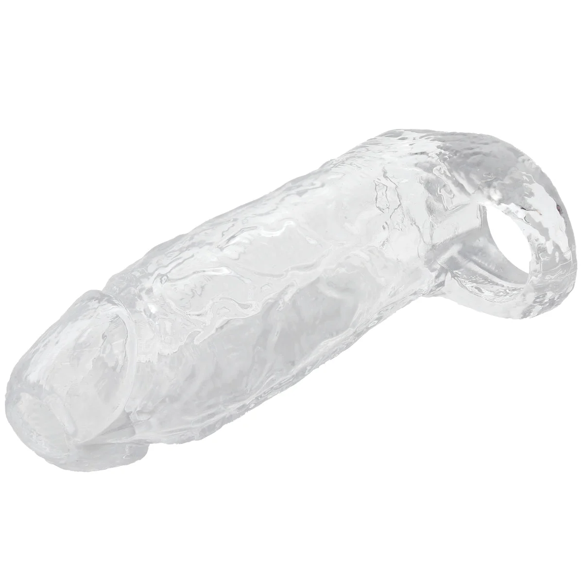 TitanMen 5 Inch Cock Sleeve with Ball Strap in Clear - Image 3