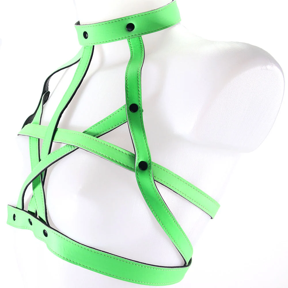 Ouch! Glow In The Dark Bra Harness /M – Image 4