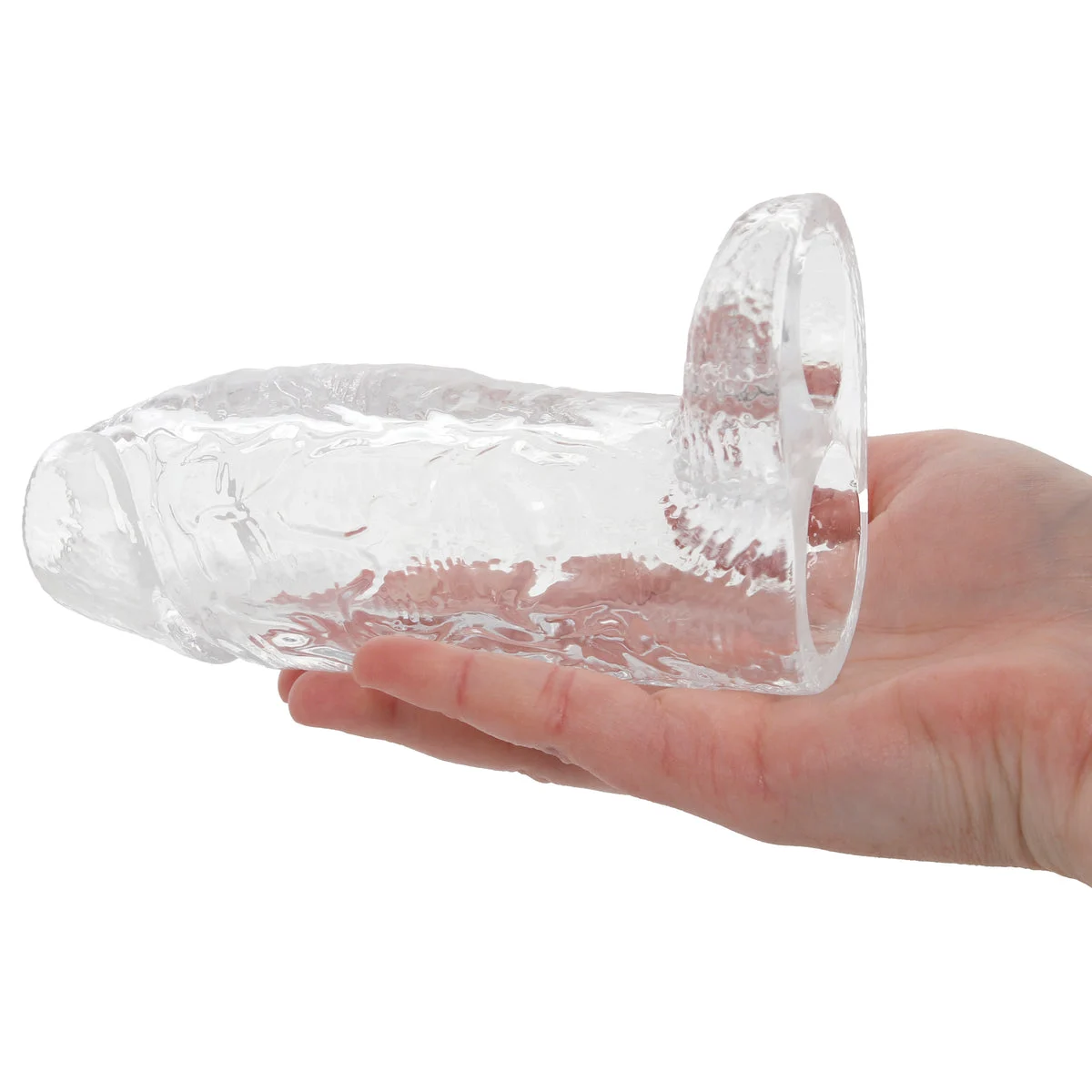 TitanMen 5 Inch Cock Sleeve with Ball Strap in Clear - Image 4