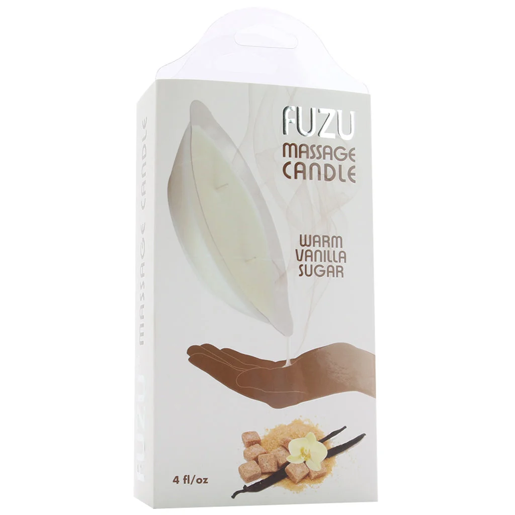Fuzu Warm Vanilla Sugar Massage Candle in 4oz – Image 6