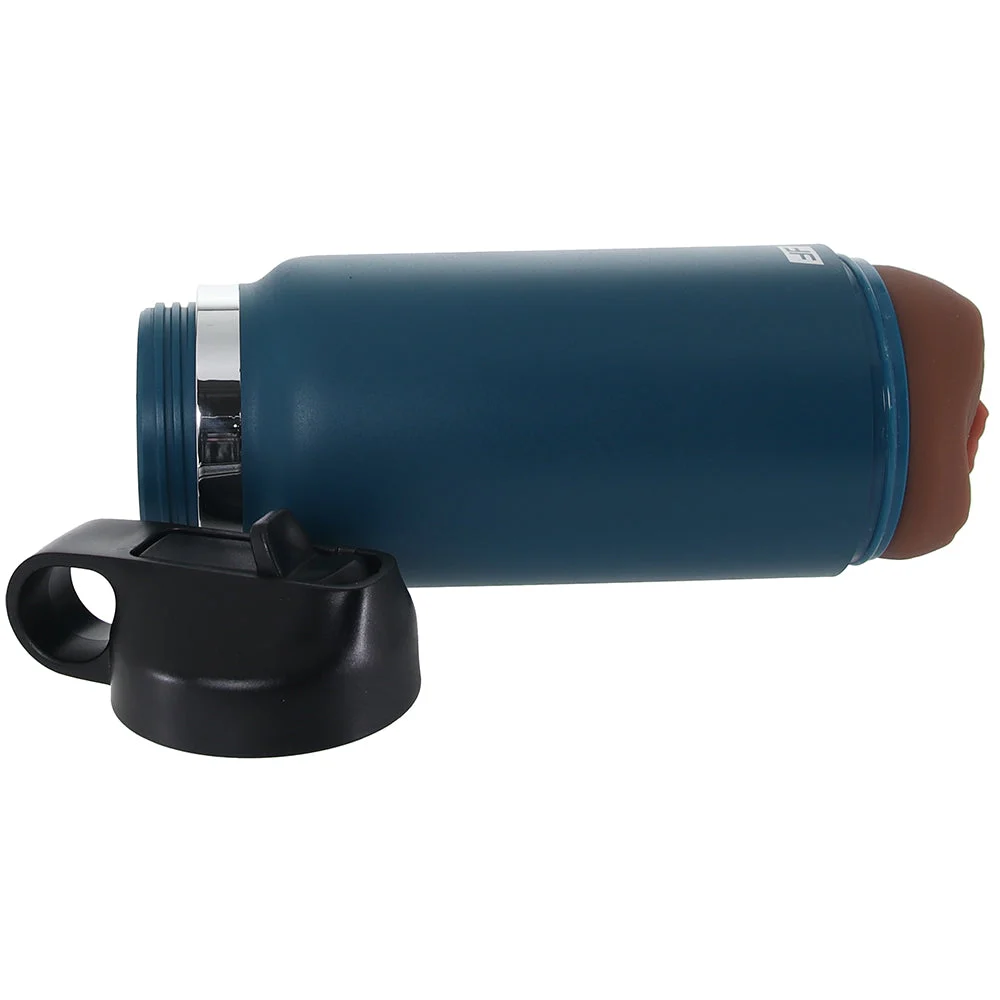 PDX Plus Blue F*ck Flask Discreet Stroker in Brown - Image 5