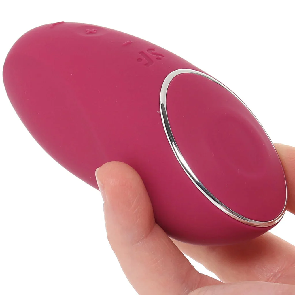 Satisfyer Tap & Climax 1 Tapping Vibe in Red - Image 8