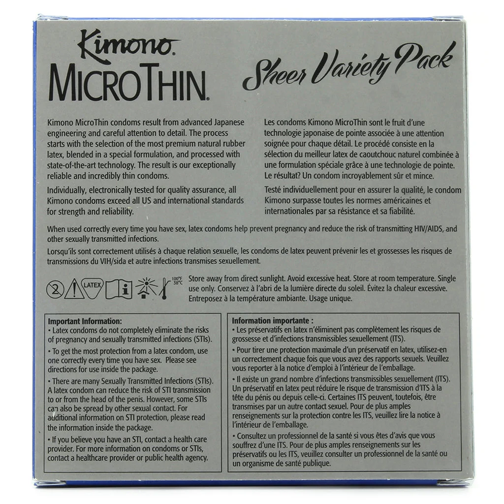 MicroThin Sheer Variety Pack Condoms in 24 Pack - Image 4