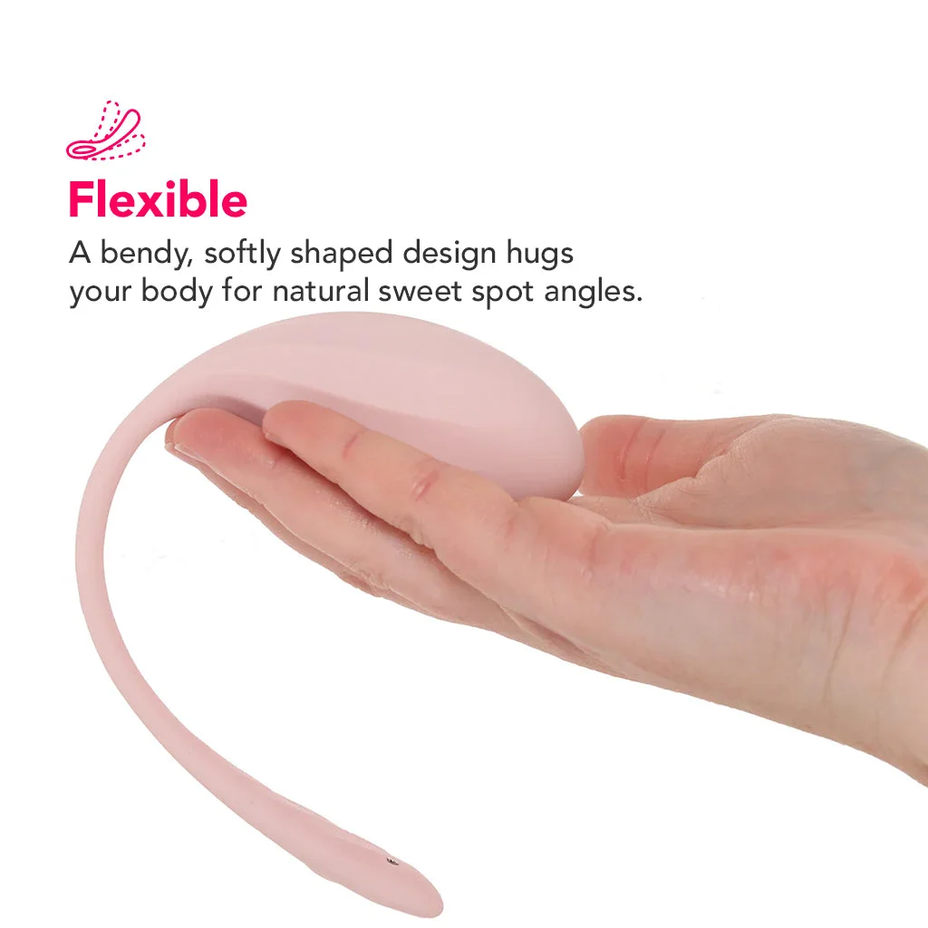 Satisfyer Ribbed Petal Wearable Vibe in Rose – Image 4