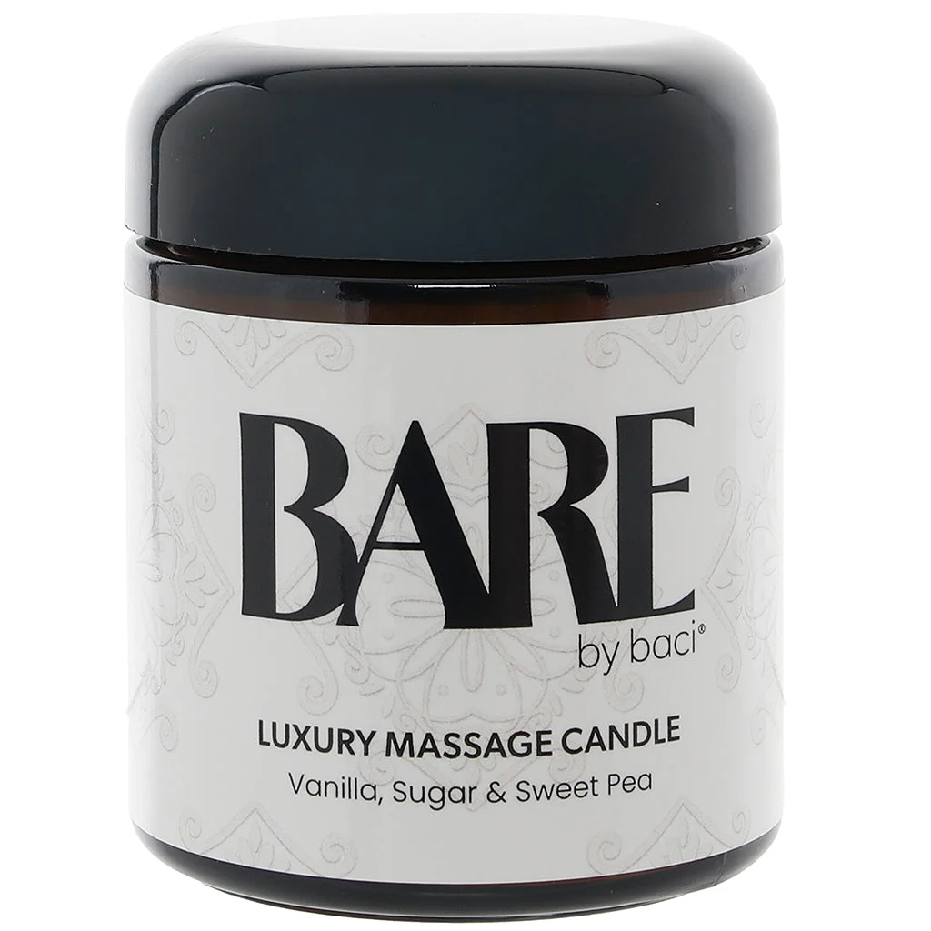 Bare Massage Candle 4oz/118ml in Vanilla, Sugar & Sweet Pea - Image 7