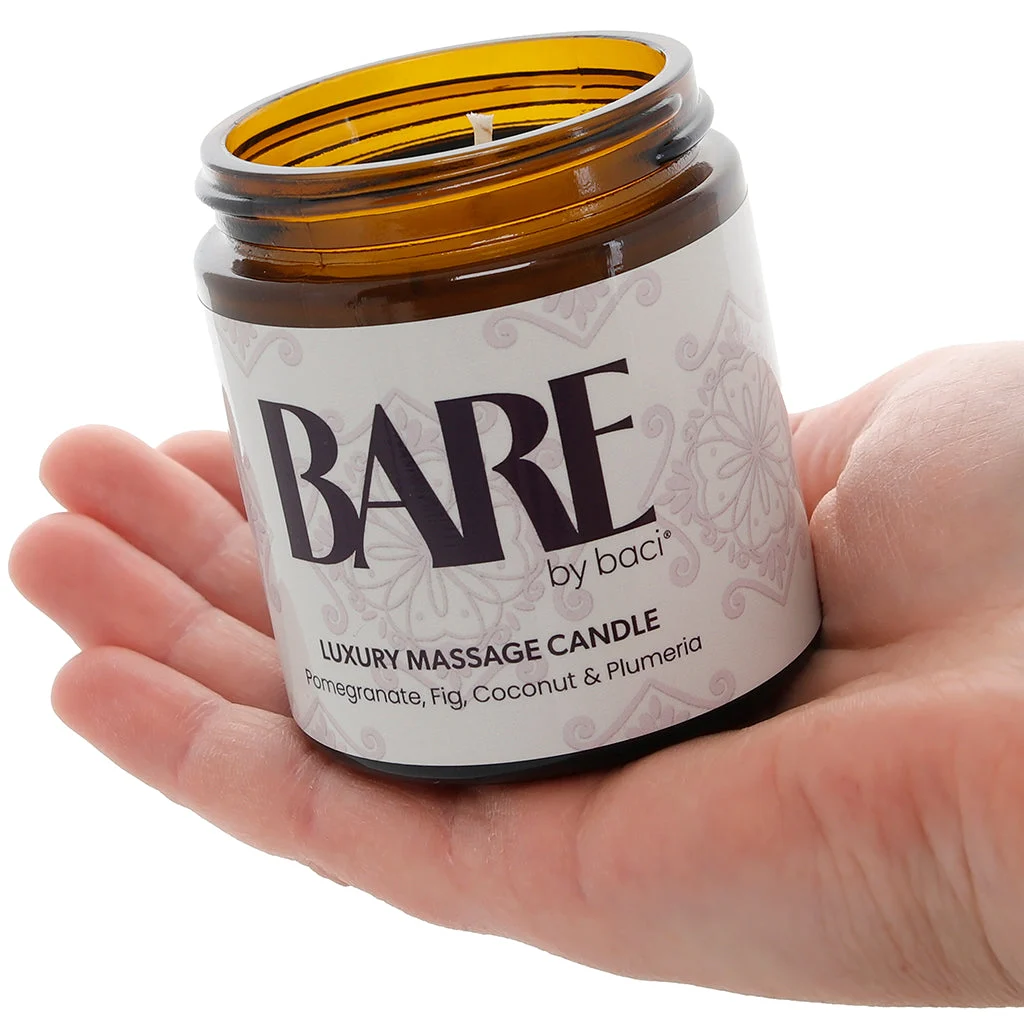 Bare Massage Candle 4oz/118ml in Plumeria - Image 4