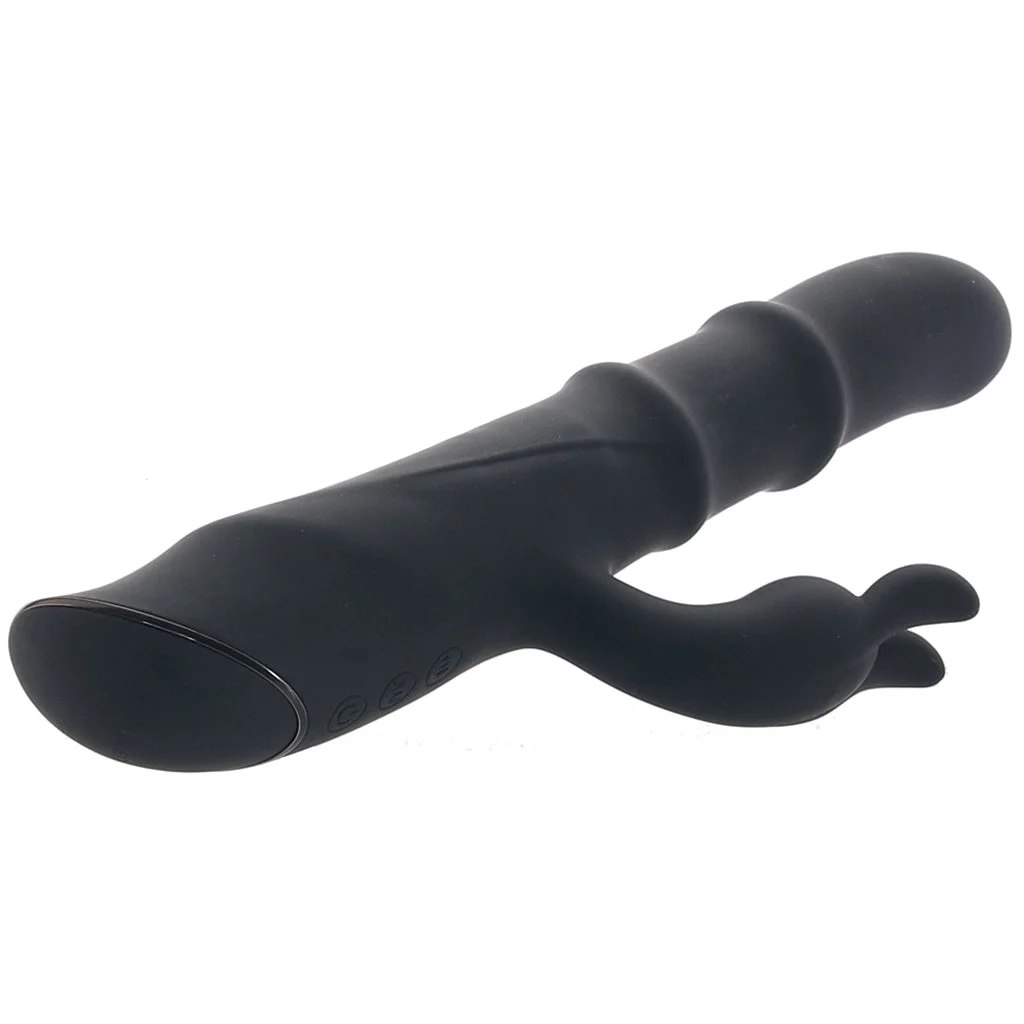 Ringmaster Sliding Rabbit Vibe in Black - Image 5