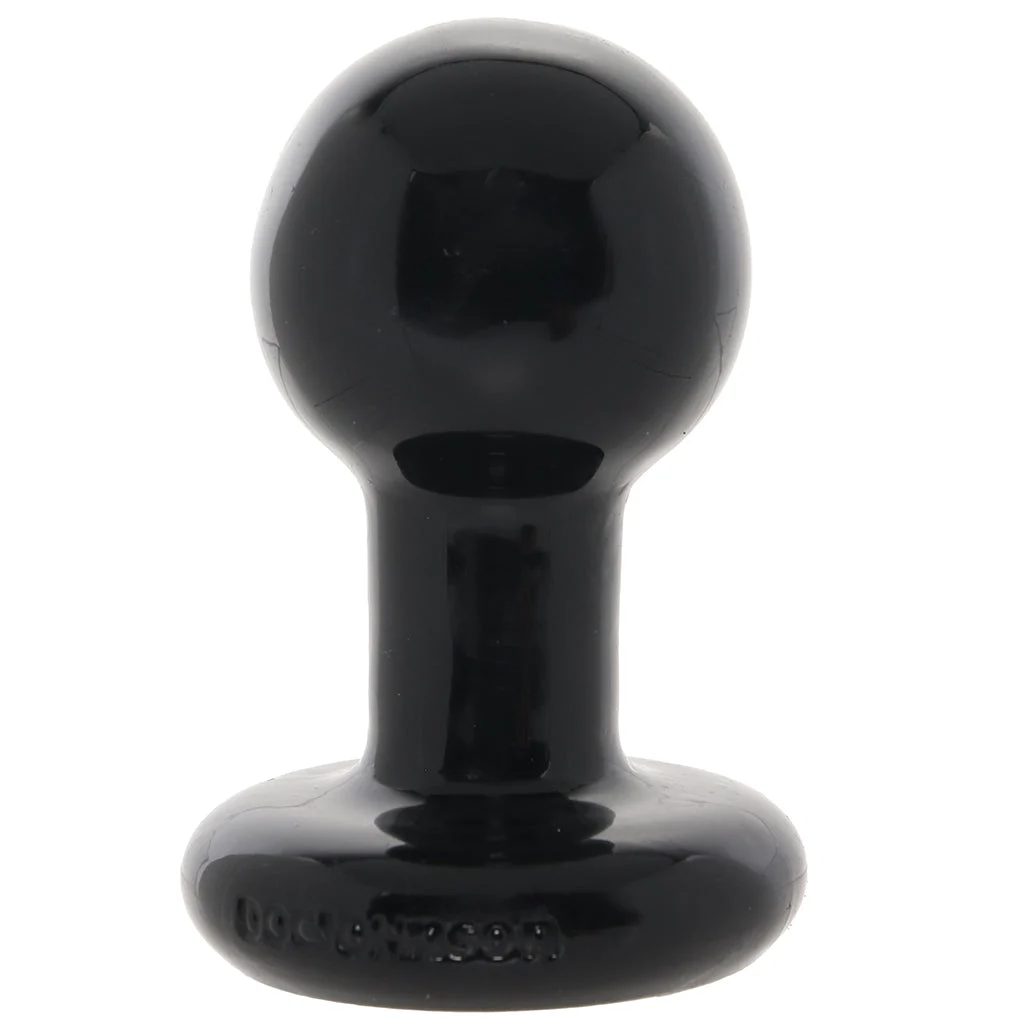 The Classic Small Round Butt Plug in Black