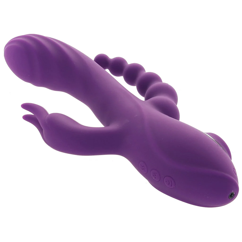 Fourgasm Triple Stimulator Sucking Rabbit Vibe - Image 5