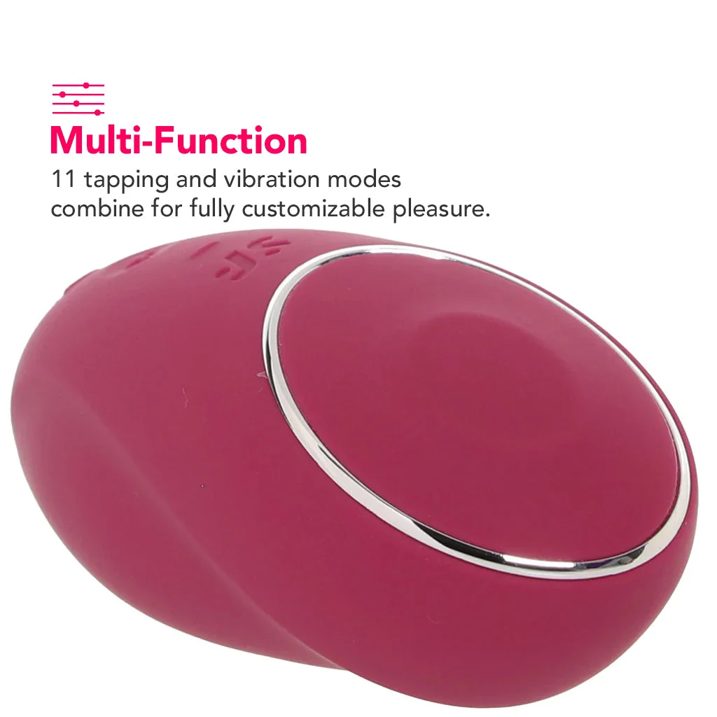 Satisfyer Tap & Climax 1 Tapping Vibe in Red - Image 2
