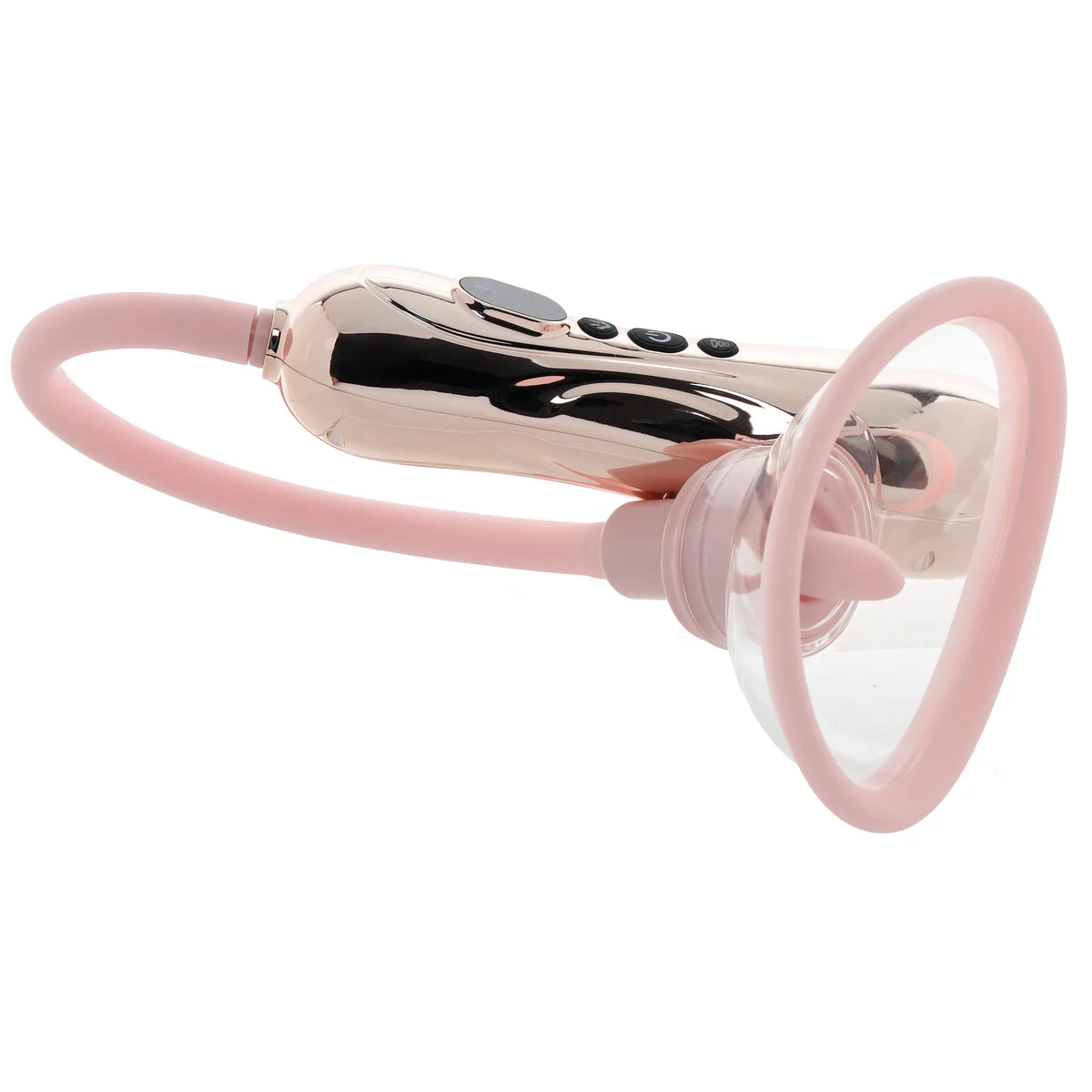 Pumped Vulva & Breast Auto Suction Set with Tongue in Rose - Image 3