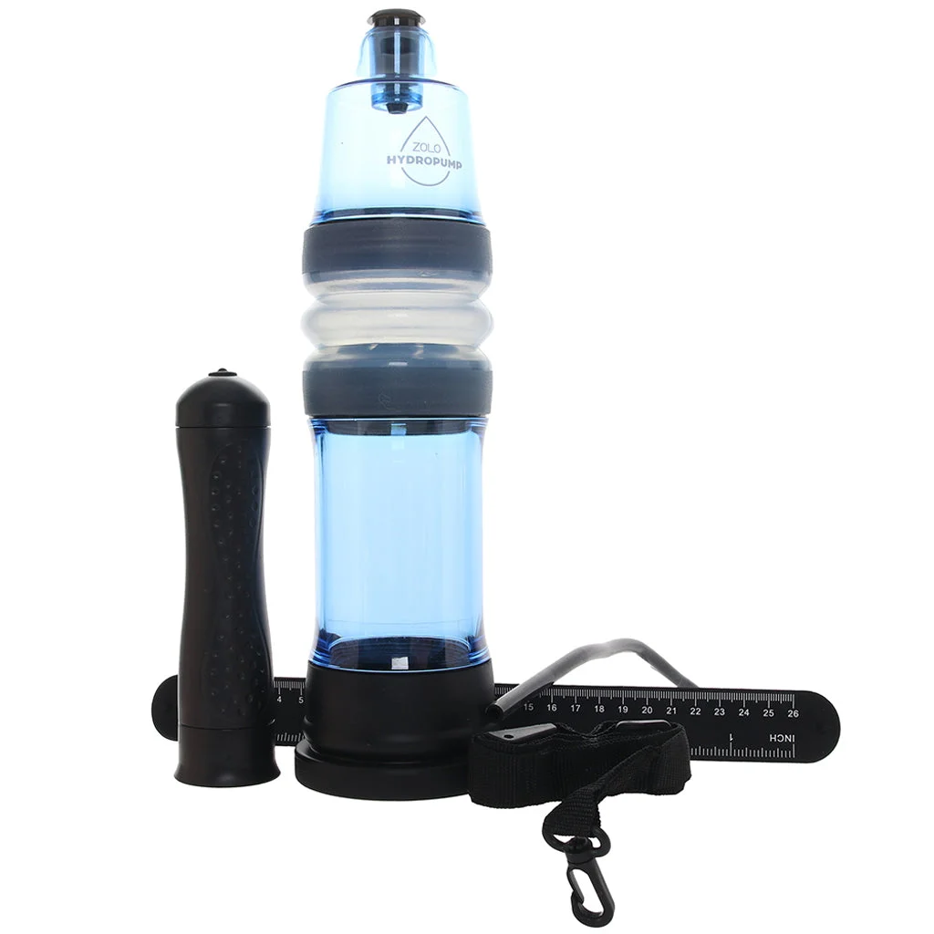 Zolo AquaPump Compact Auto Penis Pump in Blue – Image 5