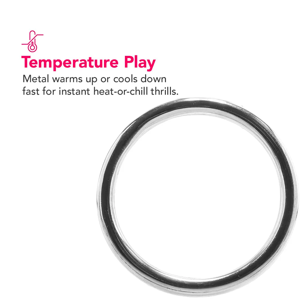 Stainless Steel 3 Piece Cock Ring Set - Image 4