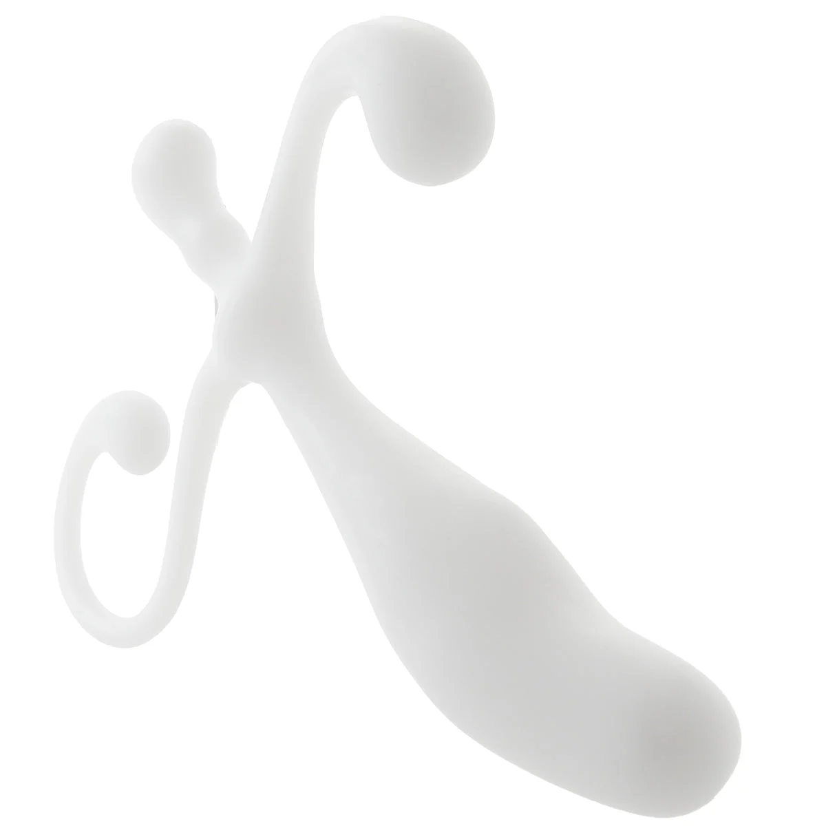 Blue Line 5 Inch P-Spot Massager in White – Image 2