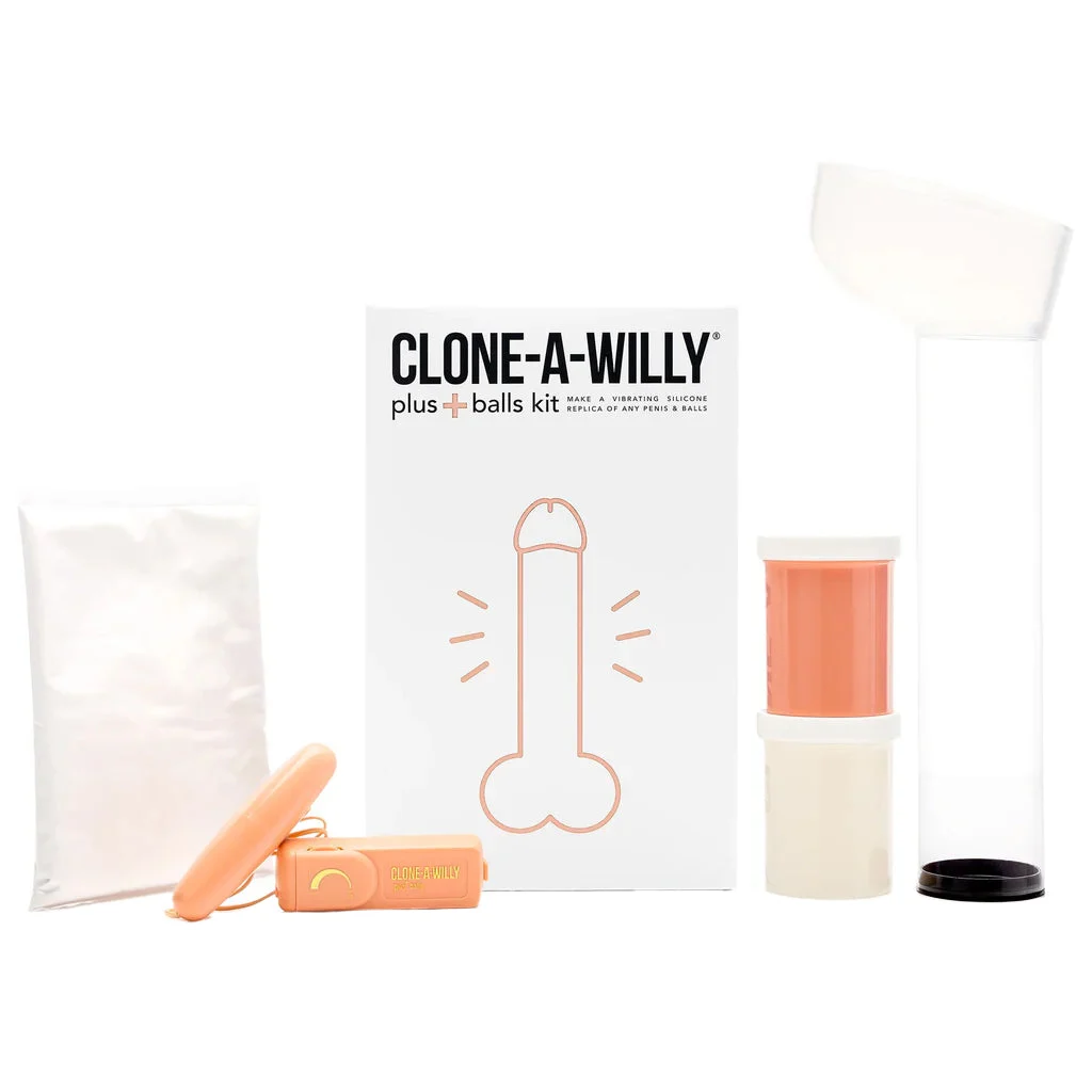 Clone-A-Willy & Balls Vibe Kit in Light Skin Tone – Image 3