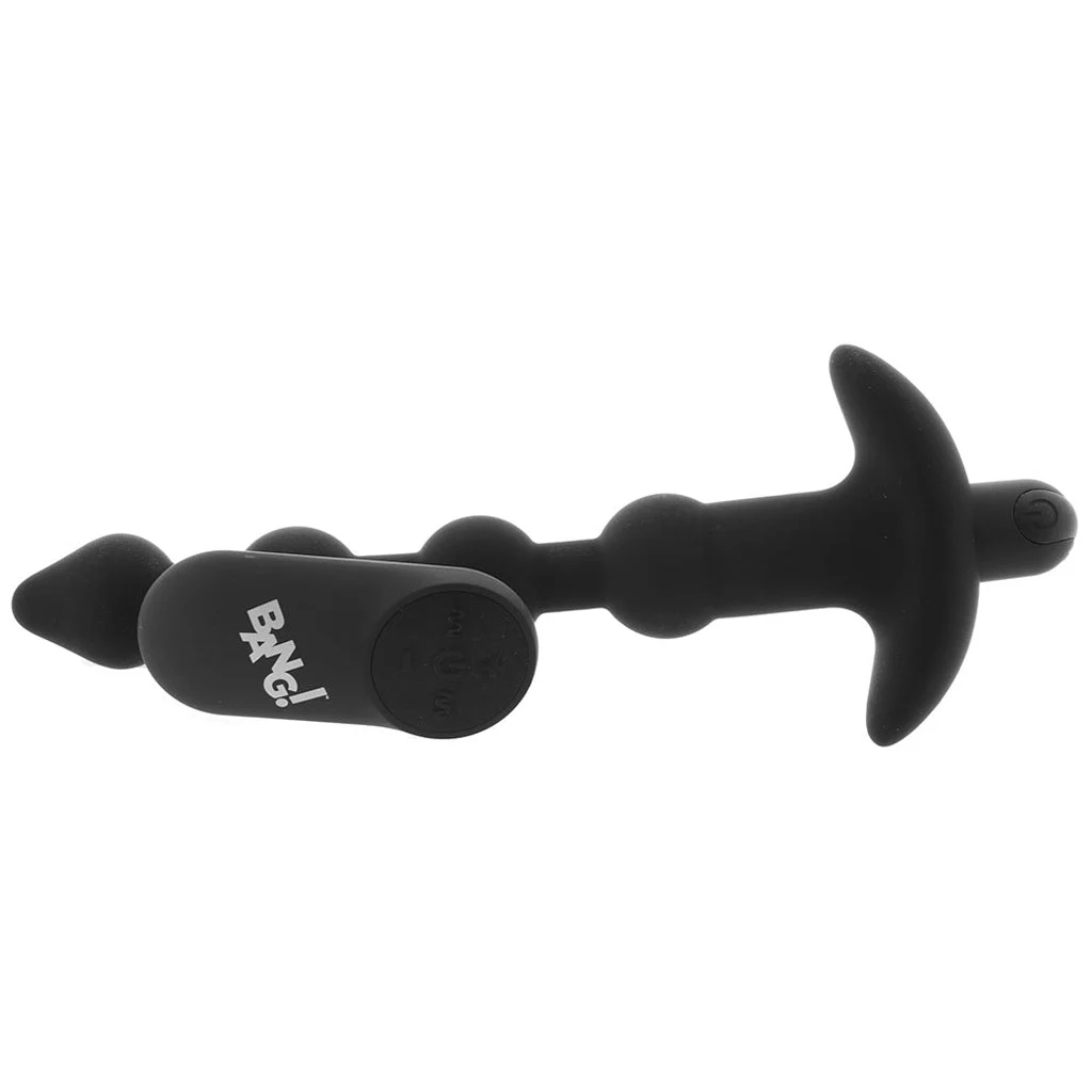 Bang! Vibrating Anal Beads in Black – Image 3